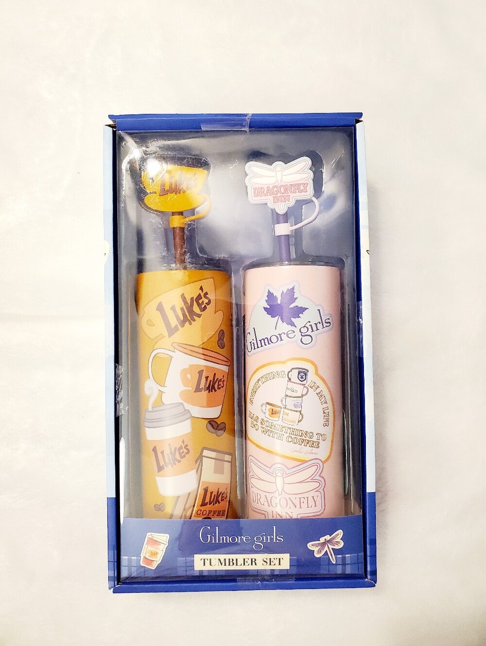 Gilmore Girls Lukes Dinner & Dragonfly Inn Tumbler Set